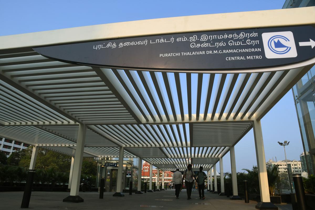TN CM Stalin inaugurates Chennai Metro Rail’s Central Square The Hindu